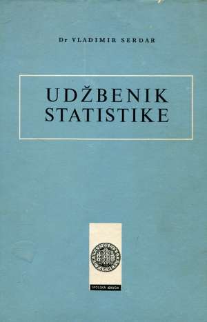 Udžbenik statistike Vladimir Serdar meki uvez
