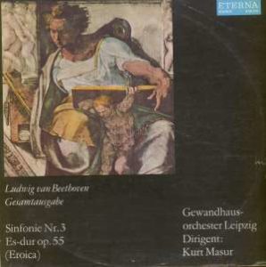 Gramofonska ploča Ludwig Van Beethoven - Gewandhausorchester Leipzig, Kurt Masur Sinfonie Nr. 3 Es-dur Op. 55 8 26 416, stanje ploče je 10/10