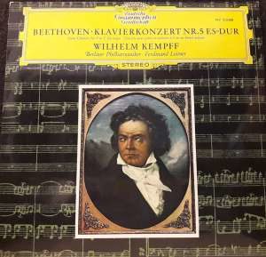 Gramofonska ploča Beethoven – Wilhelm Kempff, Berliner Philharmoniker · Ferdinand Leitner Klavierkonzert Nr. 5 Es-dur STV 213308, stanje ploče je 10/10