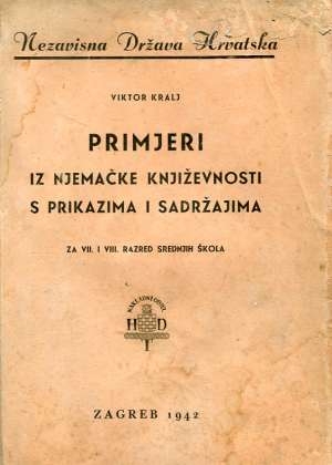 Primjeri iz njemačke književnosti s prikazima i sadržajima Viktor Kralj meki uvez