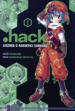 Hack - Legenda o narukvici sumraka 1-4 Idumi Rei I Hamazaki Tatsuya meki uvez