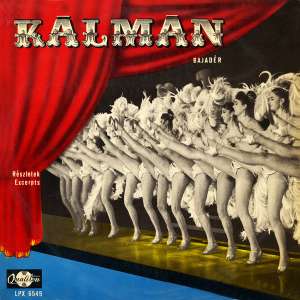 Gramofonska ploča Kalman Imre Bajadér LPX 6549, stanje ploče je 10/10