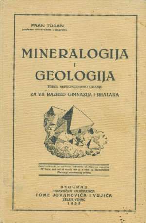 Mineralogija i geologija Fran Tućan tvrdi uvez