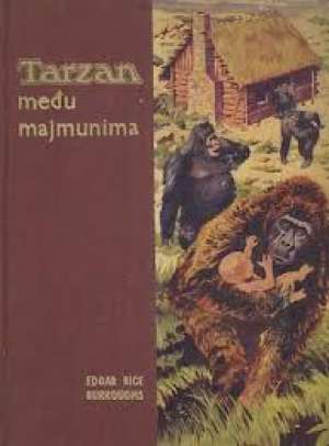 Tarzan među majmunima Burroughs Edgar Rice tvrdi uvez