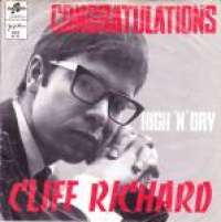 Congratulations / High N Dry Cliff Richard D uvez