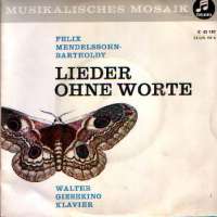 Lieder Ohne Worte / Lieder Ohne Worte Felix Mendelssohn-Bartholdy D uvez