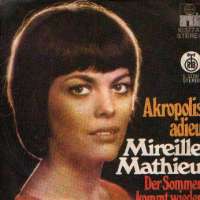 Akropolis Adieu / Der Sommer Kommt Wieder Mireille Mathieu D uvez
