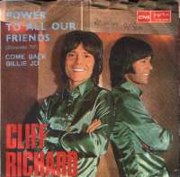 Power To All Our Friends / Come Back Billie Jo Cliff Richard