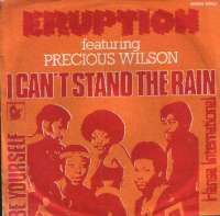 I Can't Stand The Rain / Be Yourself Eruption D uvez