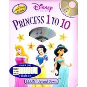 Princess 1 to 10 + CD(count up and down ) - disney Chelsea Gillian Grey tvrdi uvez