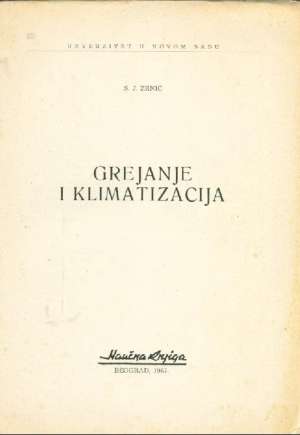 Grejanje i klimatizacija S.j.zrnić meki uvez