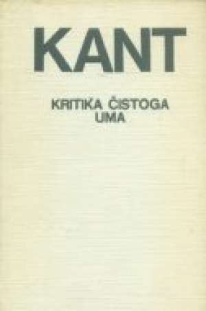 Kritika čistoga uma Immanuel Kant tvrdi uvez