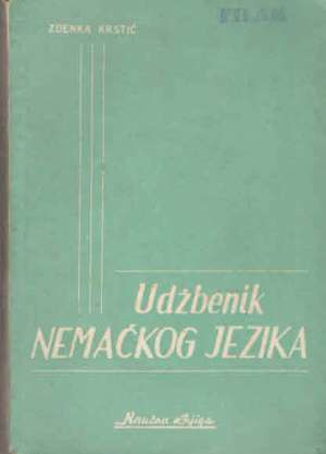 Udžbenik nemačkog jezika Zdenka Krstić meki uvez