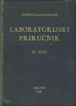 Laboratorijski priručnik II.dio Kovine i rudače Petar Sabioncello I Ivan Filipović meki uvez