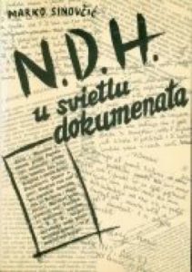 Ndh u svietlu dokumenata Marko Sinovčić meki uvez