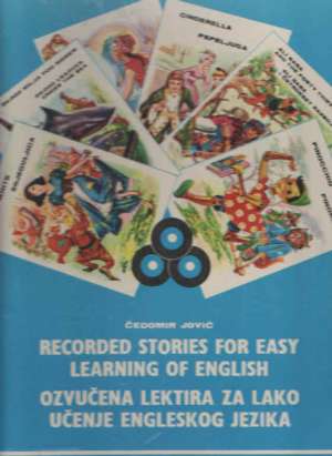 Ozvučena lektira za lako učenje engleskog jezika (6 priča + po 2singl za svaku priču ) čedomir Jović meki uvez