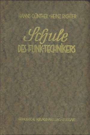 Schule des funk-technikers Hanns Gunther Heinz Richter tvrdi uvez