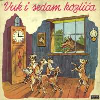 Gramofonska ploča Braća Grimm Vuk i Sedam Kozlića / Godišnja Doba LPYV-763, stanje ploče je 7/10