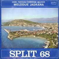 Gramofonska ploča Osmi Festival Zabavne Muzike Melodije Jadrana Split 68  LPY-Y-743, stanje ploče je 10/10