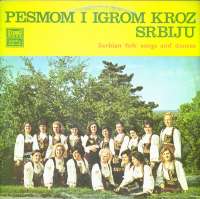 Gramofonska ploča Narodni Orkestar RT Beograd Pesmom i Igrom Kroz Srbiju LPYV-S 831, stanje ploče je 10/10