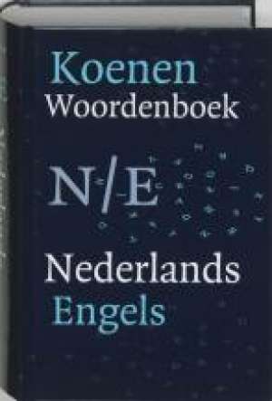 Koenen woordenboek Nederlands-Engels Novo tvrdi uvez