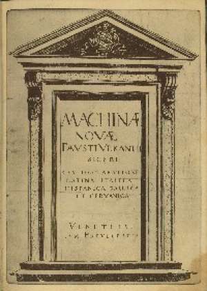 Machinae novae favstiverantii sceni cum declaratione latina, italica, hispanica, gallica et germanica - PRETISAK Faust Vrančić meki uvez