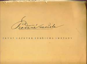 Prodana nevešta - prvni načrtek bedricha smetany Bedricha Smetany meki uvez