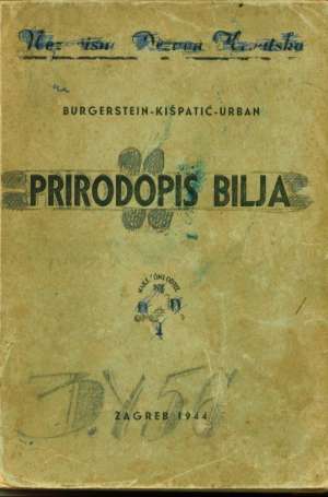 Prirodopis bilja -lošije stanje Burgerstein Kišpatić  Urban meki uvez