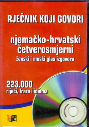 Njemačko-hrvatski rječnik koji govori (cd-rom) S.a. meki uvez