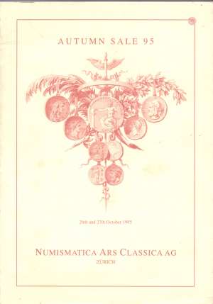 Numismatic ars classica ag - autum sale 95 Zurich S.a. meki uvez