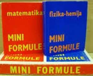 Mini formule (matematika, fizika - hemija) Kafedžić Ahmed meki uvez