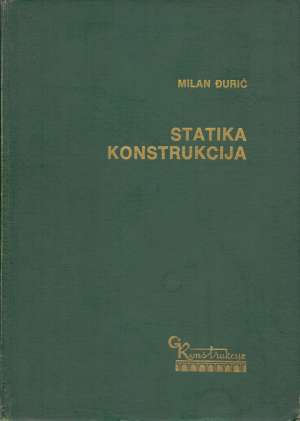 Statika konstrukcija Milan Đurić tvrdi uvez