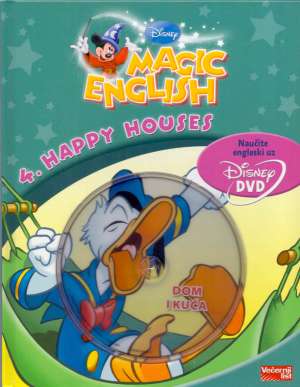 Magic english - 4. happy houses (knjiga + dvd) Isabelle Demolin tvrdi uvez