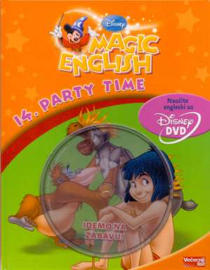 Magic english - 14. party time (knjiga + dvd)* Isabelle Demolin/uredila tvrdi uvez