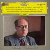 Gramofonska ploča Robert Schumann / Peter Tschaikowsky - Mstislav Rostropovich, Leningrader Philharmonie, Gennadi Rozhdestvensky Cellokonzert A-Moll / Rokoko-Variationen STV 213506, stanje ploče je 10/10