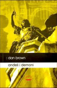 Anđeli i demoni Brown Dan tvrdi uvez