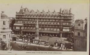 London - Charing cross station and hotel London W.C.2 Europa