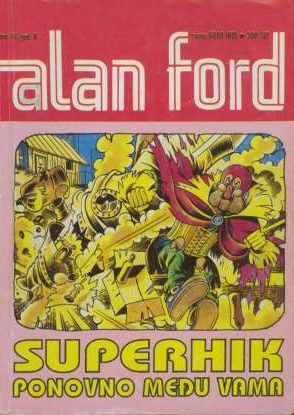 Superhik ponovo među vama br 14 Alan Ford meki uvez