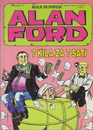 7 kila za 7 sati Alan Ford Br. 88 meki uvez