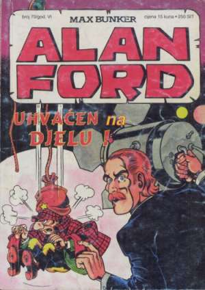Uhvaćen na djelu br 70 Alan Ford meki uvez