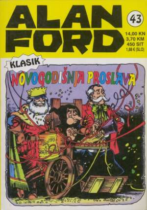Novogodišnja proslava br 43 Alan Ford Klasik tvrdi uvez