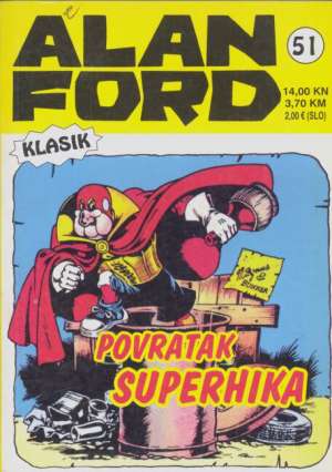 Povratak superhika 51 Alan Ford Klasik tvrdi uvez