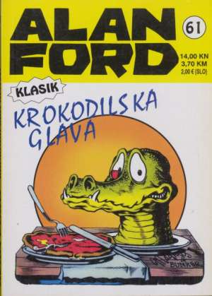 Krokodilska glava br 61 Alan Ford Klasik tvrdi uvez