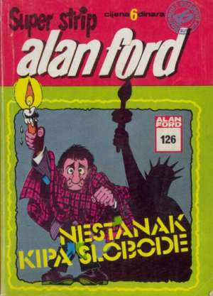 Nestanak kipa slobode br 126 Alan Ford Superstrip meki uvez