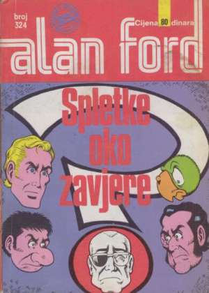 Spletke oko zavjere Alan Ford Br 324 meki uvez