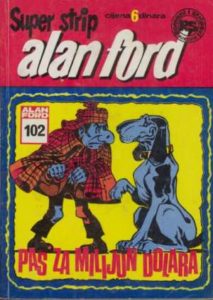 Pas za milijun dolara br 102 Alan Ford Superstrip meki uvez