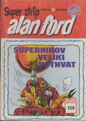 Superhikov veliki pothvat br 156 Alan Ford Superstrip meki uvez