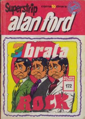 Tri brata Rock br 172 Alan Ford Superstrip meki uvez