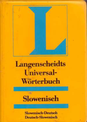 Slowenisch deutsch deutsch slowenisch langenscheidts universal worterbuch J.kotnik meki uvez