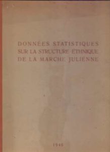 Donnees statistiques sur la structure ethnique de la marche julienne tvrdi uvez